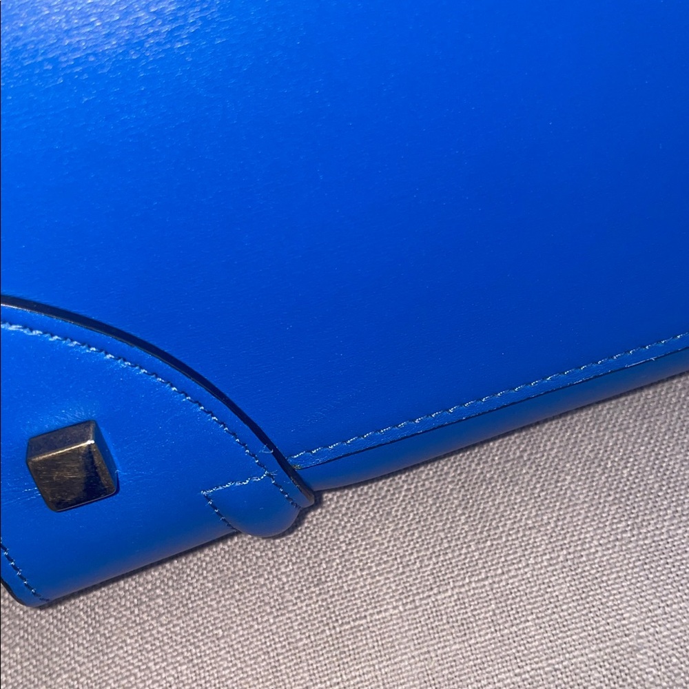 Celine Palmelato Mini Luggage Electric Blue - Picture 13 of 14